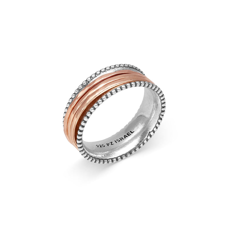 Spinner Ring with 3 Spinners