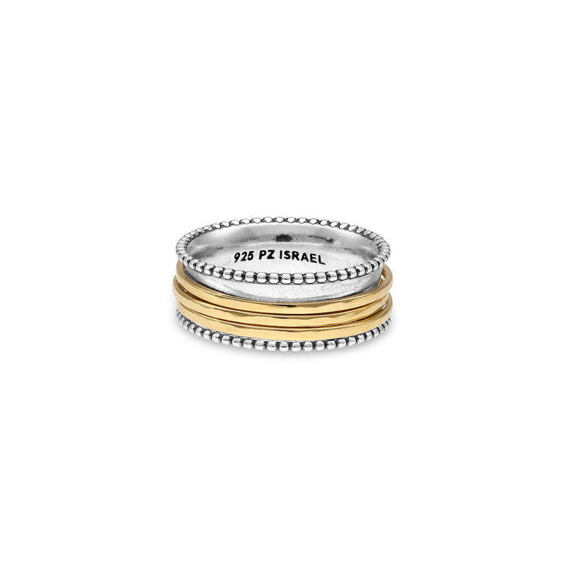 Spinner Ring with 3 Spinners