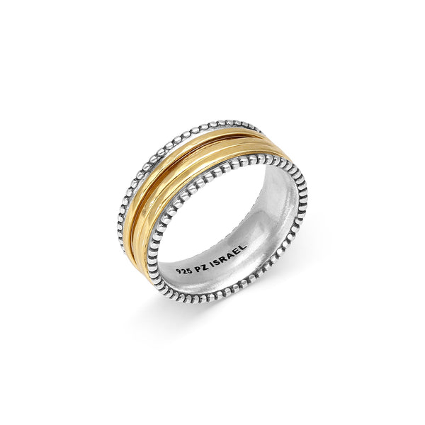 Spinner Ring with 3 Spinners