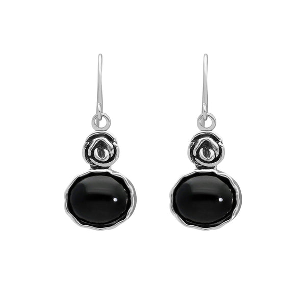 Rose Gemstone Earrings