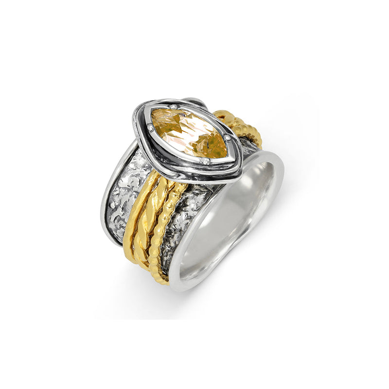 Marquise Gemstone Spinner Ring
