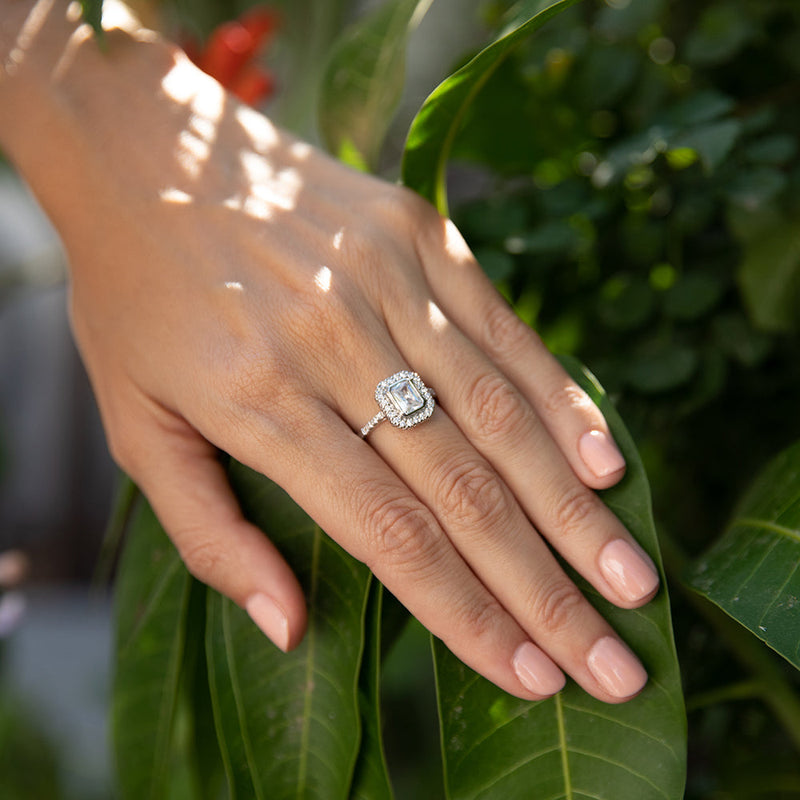 Gemstones Octagon Ring