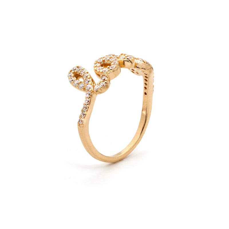 Gemstone Love Ring
