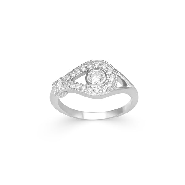 Gemstone Drop Ring