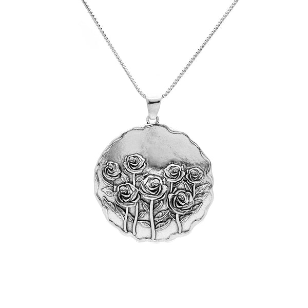 Roses Garden Pendant Necklace