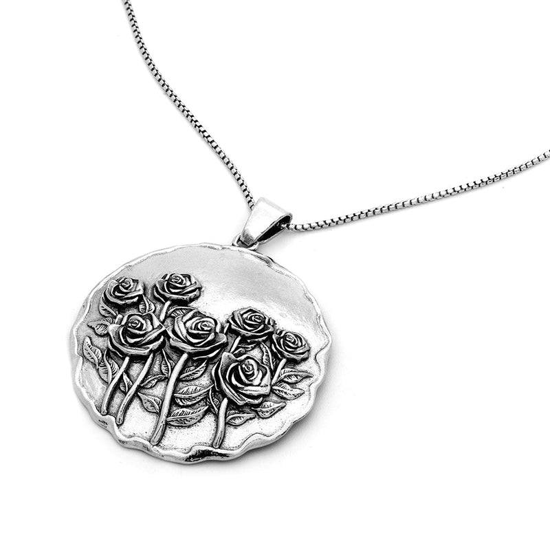 Roses Garden Pendant Necklace
