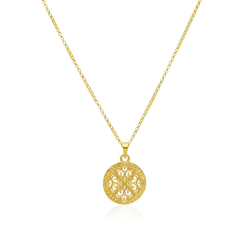 Filigree Pendant Necklace
