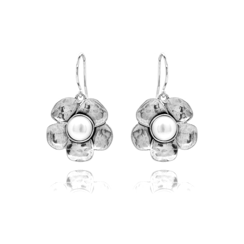 Flower Pearl Earrings
