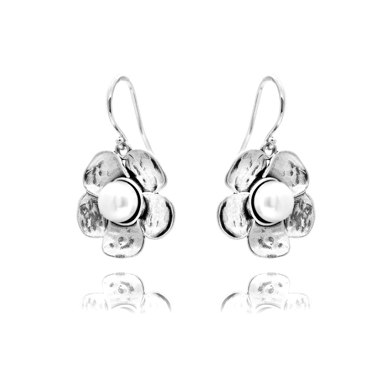 Flower Pearl Earrings