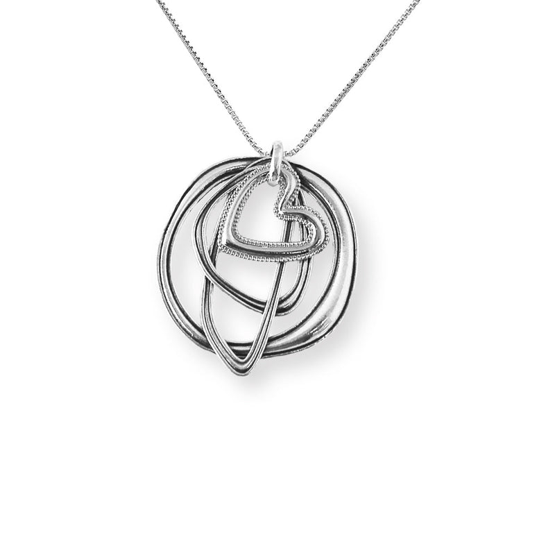 Heart Amorphic Pendant Necklace