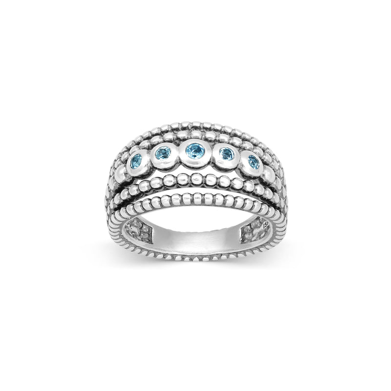 Gemstones Beaded Ring