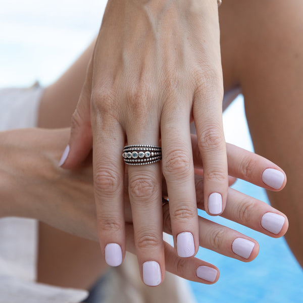 Gemstones Beaded Ring