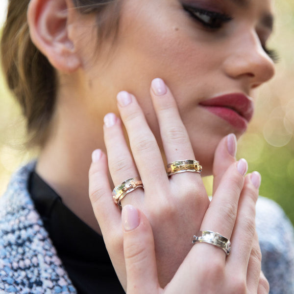 Danny Newfeld Jewelry- Cross Spinner Rings