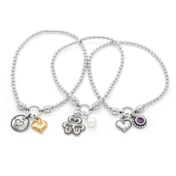 Stackable Stretch Bracelet Trio